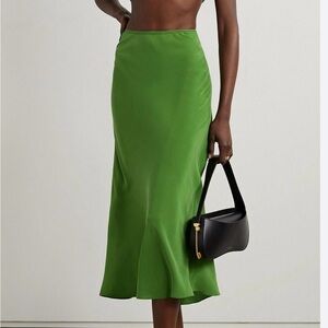 Doen Elowen Silk midi skirt